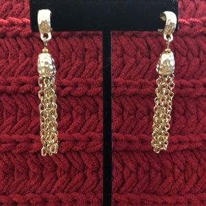 Fun Gold Tone Drop Dangle Earrings